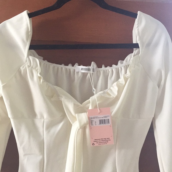 Misguided Ruffled Mini Dress W/ Tags - Picture 4 of 4